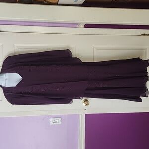 R&M Richards Mother of the Bride dress in  eggplant